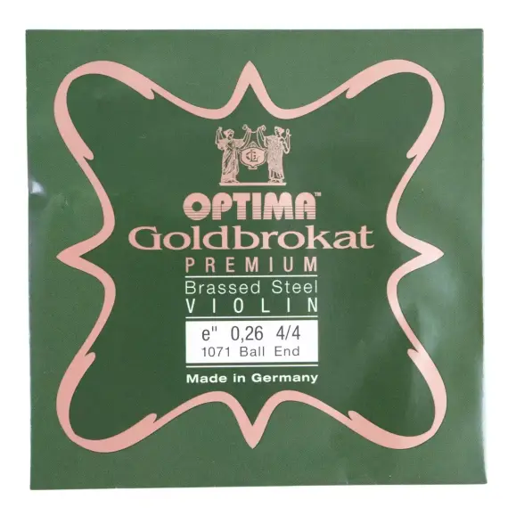 Optima Goldbrokat Premium Brassed Steel Violin E String